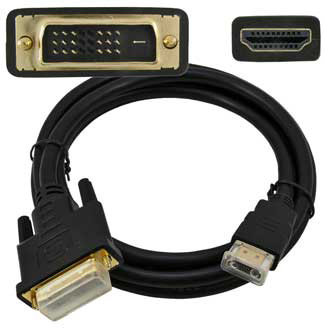 Шнур соединит. HDMI-DVI 1м 